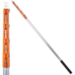 imageOutvita 424FT Telescopic Extension Pole Sturdy Aluminum Alloy MultiPurpose Extendable Pole for Painting Dusting and Window Cleaning