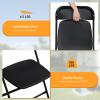 imageOutvita 10 Pack Plastics Folding Chair Portable Dining Chair Light Weight ampamp Sturdy 350lbs Weight Capacity Indoor Outdoor Use for Picnic Party Dining Commercial Event