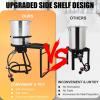 imageOutvita 30 Qt Turkey Deep Fryer ampamp 10QT Fish Fryer Kit wBasketsAluminum Fish ampamp Seafood Boiler Steamer with 54000 BTU Propane Gas Burner Stand Injector Thermometer Hose Ideal for Outdoor FryRound stove rack wside rack