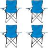 imageOutvita 4 Pack Folding Camping Chair Ultra Lightweight Camping Chairs for Adults Portable Lawn Chair with Carrying Bag for Fishing Camping Hiking Picnic Beach Sports 220 Lbs Weight CapacityBlue