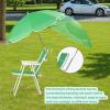 imageOutvita Beach Chair with Umbrella Outdoor Folding Chair High Strength Cleanable Fabric Lightweight and Waterproof for Sand Camping Lawn Concert Travel Festival BlueHeavy Duty Supports 220lbsGreen