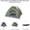 imageOutvita Camping Dome Tent 14 Person Waterproof Windproof Easy Setup Spacious Family Tents with Carry Bag ampamp Rain Fly for Hiking Backpacking Traveling Glamping BeachCamouflage