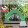 imageOutvita Camping Dome Tent 14 Person Waterproof Windproof Easy Setup Spacious Family Tents with Carry Bag ampamp Rain Fly for Hiking Backpacking Traveling Glamping BeachGreen