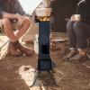 imageOutvita Camping Rocket Stove for Outdoor Cooking Portable Wood Burning Stove with Fire Pocker Emergency Equipment Stove for Camping Hunting FishingIntegrated
