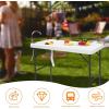 imageOutvita Fish Cleaning Table Portable Folding Camping Table 45quot HDPE Outdoor Fish Cleaning Station with Sink 360 Stainless Steel Faucet Drainage Hose Working Platform for Camping Food HandlingBasic Table