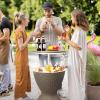 imageOutvita Outdoor Cooler Side Table Modern Outdoor Patio Furniture ampamp Hot Tub Cool Bar Table  10 Gallon Beer and Wine Cooler for Cool Entertaining Party YardBrown