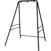 imageOutvita Outdoor Hammock Chair Stand Heavy Duty AFrame Metal Swing Stand with PowderCoated Finish and 2 Haning Holes for Yard Porch Paito Inside RoomBlack