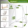 imageOutvita Outdoor Hammock Chair Stand Heavy Duty AFrame Metal Swing Stand with PowderCoated Finish and 2 Haning Holes for Yard Porch Paito Inside RoomWhite