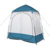 imageOutvita Oversize 2 Rooms Shower Tent 75 FT Outdoor Pop up Changing Room Instant Extra Wide Privacy Shelter for Camping Dressing Toilet Bathroom with Carry Bag Blue ampamp White2 Room
