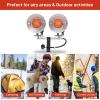 imageOutvita Patio Propane Heaters 30000 BTU Portable Tank Top Outdoor Heater with Safety Valve Tipover Switch Tanktop Portable Heater for Camping Patio Backyard Fishing Double Burner