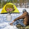 imageOutvita Patio Propane Heaters 30000 BTU Portable Tank Top Outdoor Heater with Safety Valve Tipover Switch Tanktop Portable Heater for Camping Patio Backyard Fishing Double Burner
