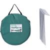 imageOutvita Pop Up Shower Tent Instant Privacy Camping Changing ampamp Toilet Tent 623FT Portable Outdoor Shelter for Hiking Fishing Picnic Beach with Carring Bag 4 StakesGreen