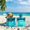 imageOutvita Portable Folding Beach Chair Lightweight Pool Chair with Carry Strap Outdoor Rest Mat for Camping Poolside Lawn Garden 1 Mint Green MediumMint Green