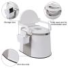 imageOutvita Portable Toilet Lightweight RV Porta Potty Bedside Commode With Detachable Inner Bucket ampamp Removable Storage Box for Boat Van Hiking Fishing Bathroom Hospital Camping