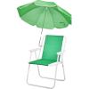 imageOutvita Beach Chair with Umbrella Outdoor Folding Chair High Strength Cleanable Fabric Lightweight and Waterproof for Sand Camping Lawn Concert Travel Festival BlueHeavy Duty Supports 220lbsGreen
