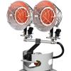 imageOutvita Patio Propane Heaters 30000 BTU Portable Tank Top Outdoor Heater with Safety Valve Tipover Switch Tanktop Portable Heater for Camping Patio Backyard Fishing Double Burner