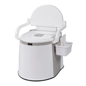 imageOutvita Portable Toilet Lightweight RV Porta Potty Bedside Commode With Detachable Inner Bucket ampamp Removable Storage Box for Boat Van Hiking Fishing Bathroom Hospital Camping