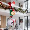 imageOutvita 6FT Outdoor Christmas Inflatables Decorations with LED Lights Inflatable Santa Riding Motorcycle with A Tree Xmas Blow Up Yard Decor for Yard Lawn Garden Patio PartyHanging Santa