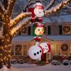 imageOutvita 6FT Outdoor Christmas Inflatables Decorations with LED Lights Inflatable Santa Riding Motorcycle with A Tree Xmas Blow Up Yard Decor for Yard Lawn Garden Patio PartyHanging Santa