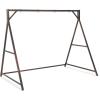 imageOutvita Porch Swing Stand 67quot Wooden Swing Frame with Extra Bottom Connection Board and Stable A Frame for Patio Porch Backyard 600lbs CapacityIron