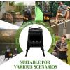 imageOutvita Camping Wood Stove 106quot Portable Folding Wood Burning Stove Alloy Steel Backpacking Stove for Hiking Outdoor Survival Stove Emergency for Picnic Cooking Outside BBQ1063Inch