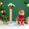 imageOutvita 257 in Coconut Palm Tree Cat Scratching Post Cute Cat Scratcher with Sisal Posts Dangling Balls for Indoor Cats