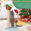imageOutvita 257 in Coconut Palm Tree Cat Scratching Post Cute Cat Scratcher with Sisal Posts Dangling Balls for Indoor Cats
