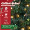 imageOutvita 36in Christmas Wreath Prelit Battery Powered Lighted Artificial Xmas Wreath with 80 Warm Lights and 270 PVC Tips and 18 DIY Ornaments for Front Door Gate Wall Xmas Party DecorationsGreen