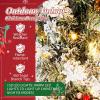 imageOutvita 36in Christmas Wreath Prelit Battery Powered Lighted Artificial Xmas Wreath with 80 Warm Lights and 270 PVC Tips and 18 DIY Ornaments for Front Door Gate Wall Xmas Party DecorationsGreen