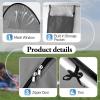 imageOutvita Pop Up Shower Tent Instant Privacy Dressing Changing ampamp Toilet Tent 74 Portable Outdoor Shelter for Camping Hiking Fishing Picnic Beach with Carry Bag PinkGray
