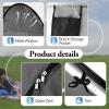 imageOutvita Pop Up Shower Tent Instant Privacy Dressing Changing ampamp Toilet Tent 74 Portable Outdoor Shelter for Camping Hiking Fishing Picnic Beach with Carry Bag PinkBlack