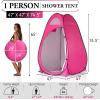 imageOutvita Pop Up Shower Tent Instant Privacy Dressing Changing ampamp Toilet Tent 74 Portable Outdoor Shelter for Camping Hiking Fishing Picnic Beach with Carry Bag PinkPink