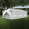 imageOutvita 10x30ft Ez Pop Up Canopy Portable Instant Canopy Tent with 8 SideWalls for Outdoor Events Party Wedding BirthdayGraduationDark Gray 10x30ft10x30white