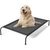 imageOutvita 50 Inch Elevated Dog Bed Outdoor Cooling Raised Pet Cot with Waterproof Textilene Mesh Washable Breathable Alloy Steel Frame Portable Chew Proof Indoor amp Outdoor BlackBlack