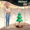 imageOutvita 315in Christmas Tree Cat Scratcher Cat Scratching Post for Indoor Cats Large Sisal Cat Scratching Tree Cat Scratch Tower Grass Green315 Green