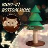 imageOutvita 315in Christmas Tree Cat Scratcher Cat Scratching Post for Indoor Cats Large Sisal Cat Scratching Tree Cat Scratch Tower Grass Green315 Green