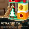 imageOutvita 315in Christmas Tree Cat Scratcher Cat Scratching Post for Indoor Cats Large Sisal Cat Scratching Tree Cat Scratch Tower Grass Green56 Tower