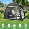 imageOutvita Bike Tent Outdoor Portable Bicycle Storage Sheds with 210D Oxford Fabric PU4000 Waterproof Cover for 23 Bikes Storage Cover Shelter for MotorcycleGarden ToolsToysLawn MowerBlack
