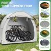 imageOutvita Bike Tent Outdoor Portable Bicycle Storage Sheds with 210D Oxford Fabric PU4000 Waterproof Cover for 23 Bikes Storage Cover Shelter for MotorcycleGarden ToolsToysLawn MowerGray