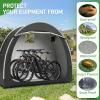 imageOutvita Bike Tent Outdoor Portable Bicycle Storage Sheds with 210D Oxford Fabric PU4000 Waterproof Cover for 23 Bikes Storage Cover Shelter for MotorcycleGarden ToolsToysLawn MowerBlack