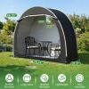imageOutvita Bike Tent Outdoor Portable Bicycle Storage Sheds with 210D Oxford Fabric PU4000 Waterproof Cover for 23 Bikes Storage Cover Shelter for MotorcycleGarden ToolsToysLawn MowerBlack