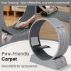 imageOutvita Cat Exercise Wheel for Indoor Cats 315 Cat Treadmill with Detachable Carpet  Locking Mechanism Cats Running Wheel Helps Cats to Lose Weight and Keep Health Easy Assembled GrayGray