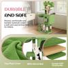 imageOutvita Cat Tree 275in Small Cat Tower MultiLevel Cat Tree Tower with Cat Scratching Post and Pad Cozy Cat Condo Padded Top Bed for Kittens and Indoor Cats Yellow amp Green48 Green