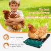 imageOutvita Chicken Nesting Boxes 8 Compartments Metal Nesting Boxes for Chickens with Metal Legs Wall Mount for Laying Eggs with Swing Perch and Roll Away Egg Collection for Chicken Coop RedGreen
