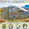 imageOutvita Large Metal Chicken Coop Hexagon Walk in Chicken Run for Yard with Waterproof Cover 13 x 114 x 86FT Heavy Duty Steel Frame Large Poultry Cage for Dog Kennel Duck Coop and Hen HouseBlack