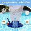 imageOutvita Manual Swimming Pool Leaf Vacuum Head Swimming Pool Leaf Catcher with Heavy Duty Mesh Bag for Inground and Above Ground Pools