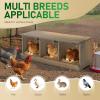 imageOutvita Nesting Boxes for Chickens 4 Compartments Wood Chicken Nesting Box Wall Mount Versatile Use Nest Box for Chicken Coop Easy to Assemble for Chicken Hens Ducks3 Compartments