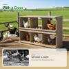 imageOutvita Nesting Boxes for Chickens 4 Compartments Wood Chicken Nesting Box Wall Mount Versatile Use Nest Box for Chicken Coop Easy to Assemble for Chicken Hens Ducks6 Compartments