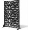 imageOutvita 72 H x 47 W Metal Privacy Screen Indoor Outdoor Privacy Fence Panels Balcony Patio Screen Freestanding Panels for Patio GardenGeometric Triangle