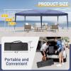 imageOutvita Canopy Tent Pop Up 10x20 ft One Push Setup Instant Outdoor Sun Shelter with 6pcs Sidewalls and Carry Bag for Party Wedding Graduation Event Commercial Trade